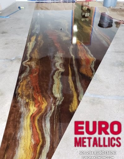 3D Metallic Floor3D Euro Metallic Epoxy Floor System