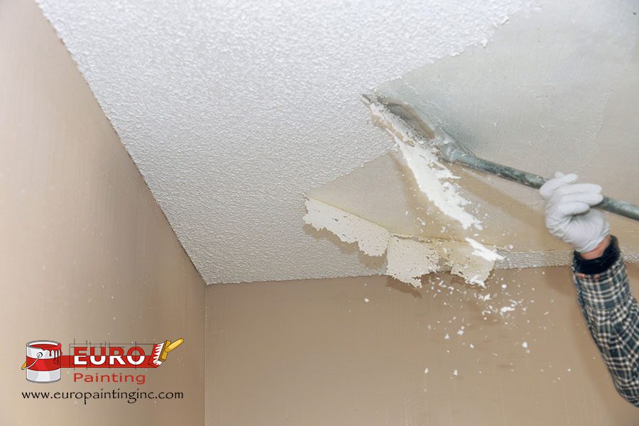 popcorn ceiling removal